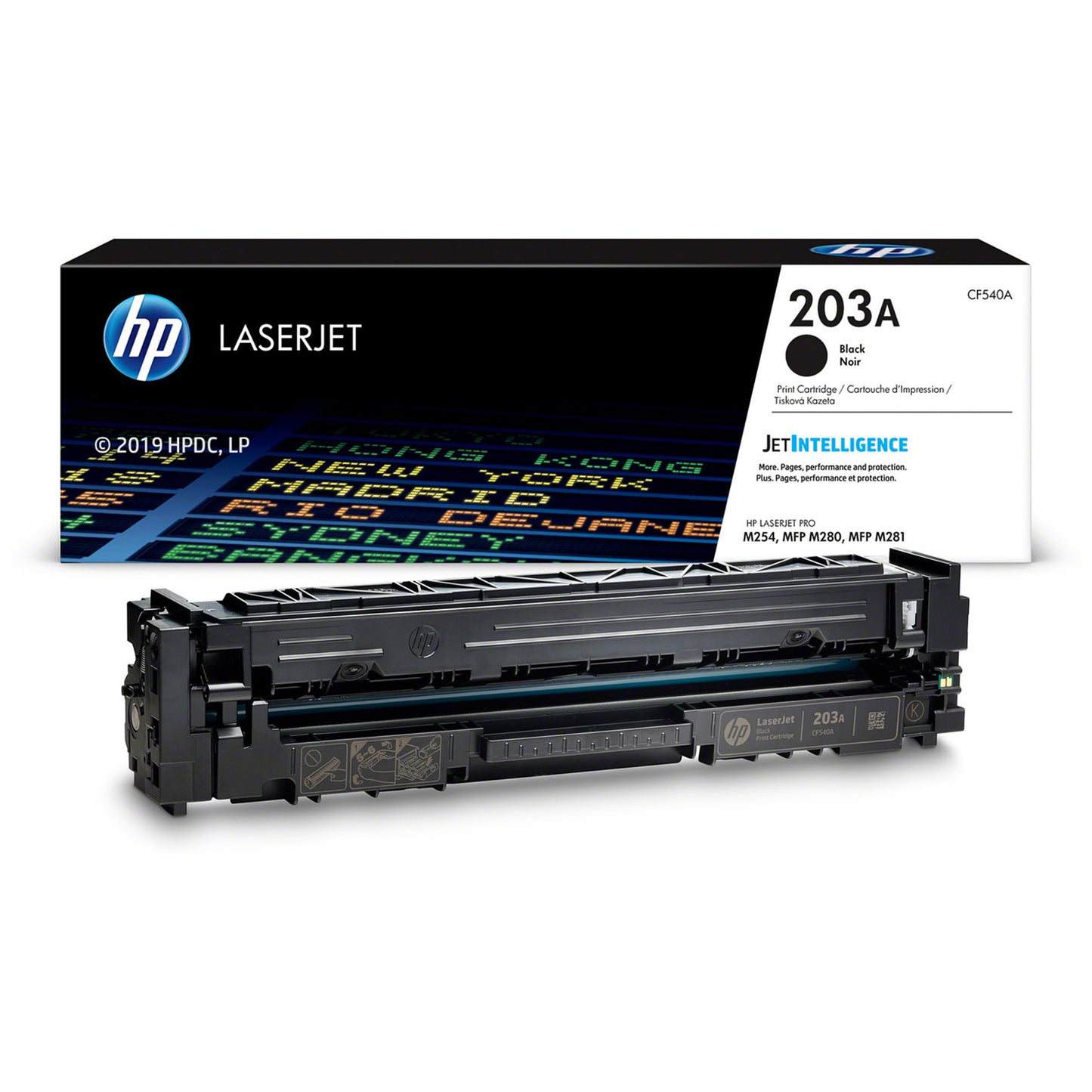 CF540A (203A) Black Toner